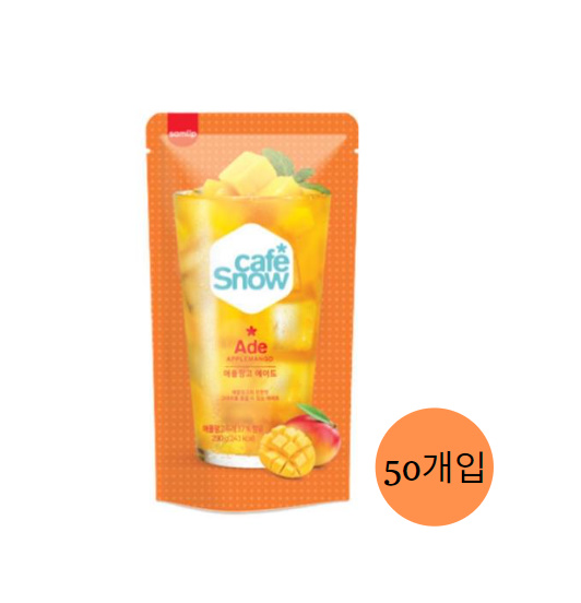 삼립 카페스노우 애플망고에이드 230mlx50개입 : 마켓꾸꾸