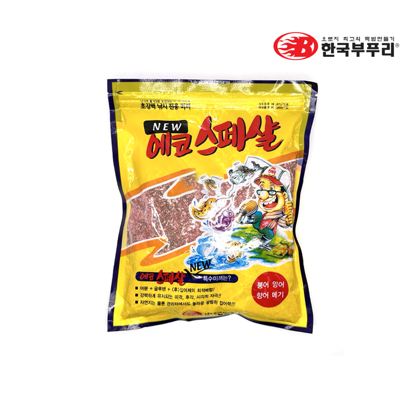 한국부푸리 NEW 에코스페샬 민물 집어제 떡밥 420g : 대림낚시레져