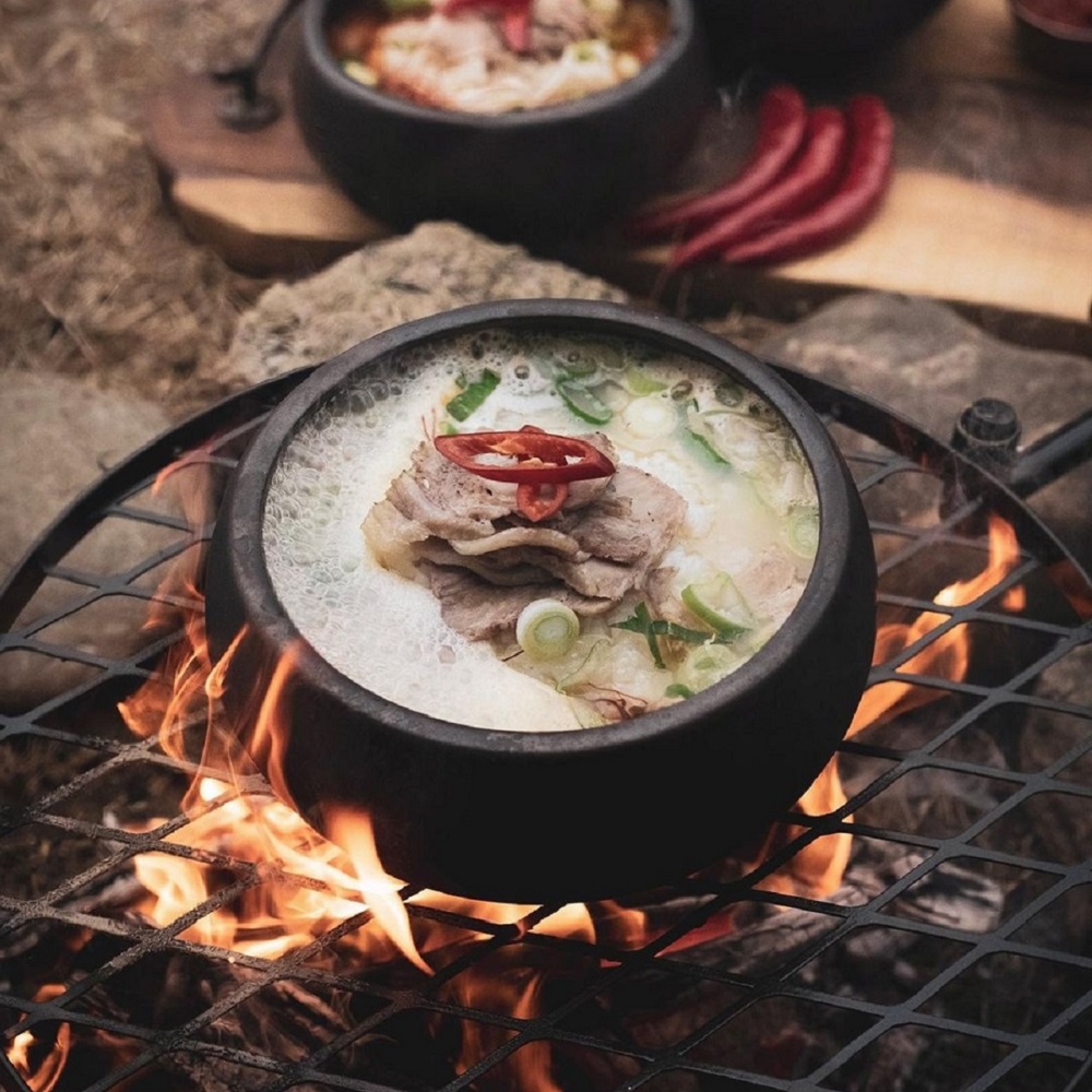 부산 동백국밥 프리미엄 한돈 돼지국밥 570g 10개 : 동백국밥
