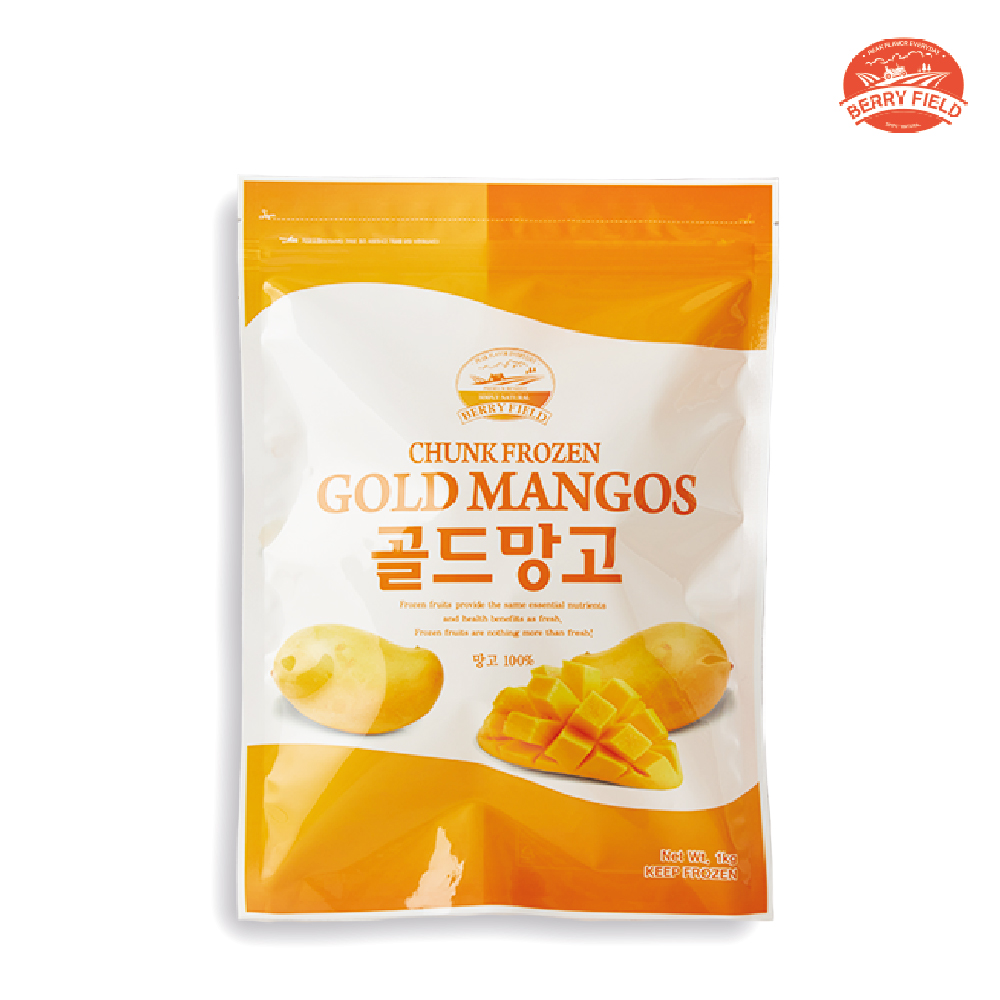 냉동 골드망고 1Kg 베트남 베리필드 냉동망고 망고빙수 스무디 잼 요거트 : 베리필드샵