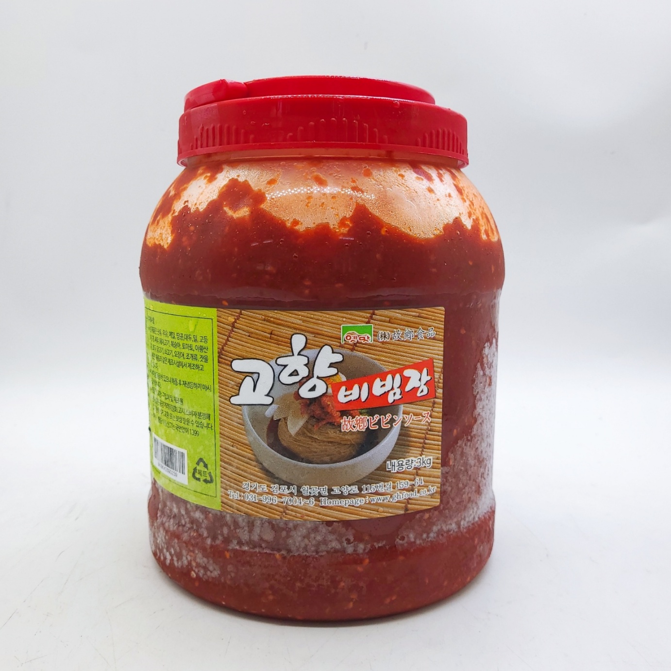 업소용 국내제조 고향식품 고향비빔장 3kg 대용량 냉면비빔장 양념장/다대기 : 바다냄새