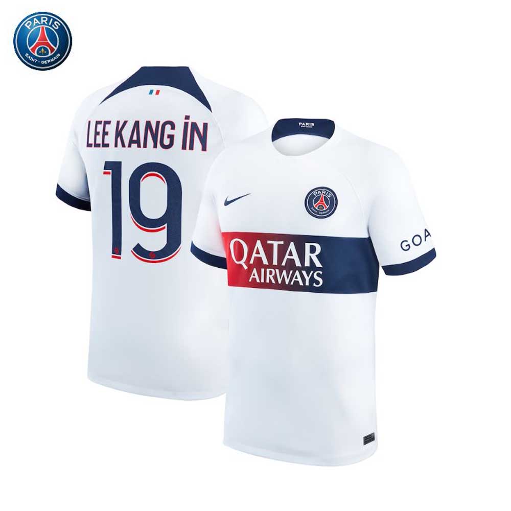 정품] 나이키 PSG 어웨이 new 스타디움 반팔 져지 유니폼 이강인 19번 프린트 / Paris Nike Away Stadium Shirt 2023-24 : 지니상회7