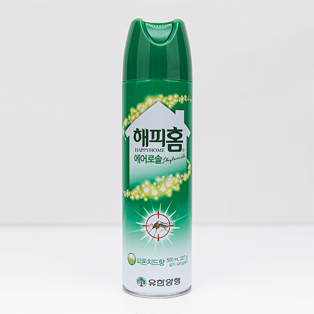 유한양행 해피홈 모기약 피톤치드 500ml 에어졸 에어로솔 : 닥터셀렉트