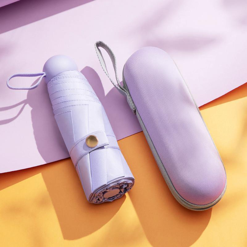 코보 암막코팅 마카롱 미니 4단우산 양산 핑크 : 마이캠핑코보