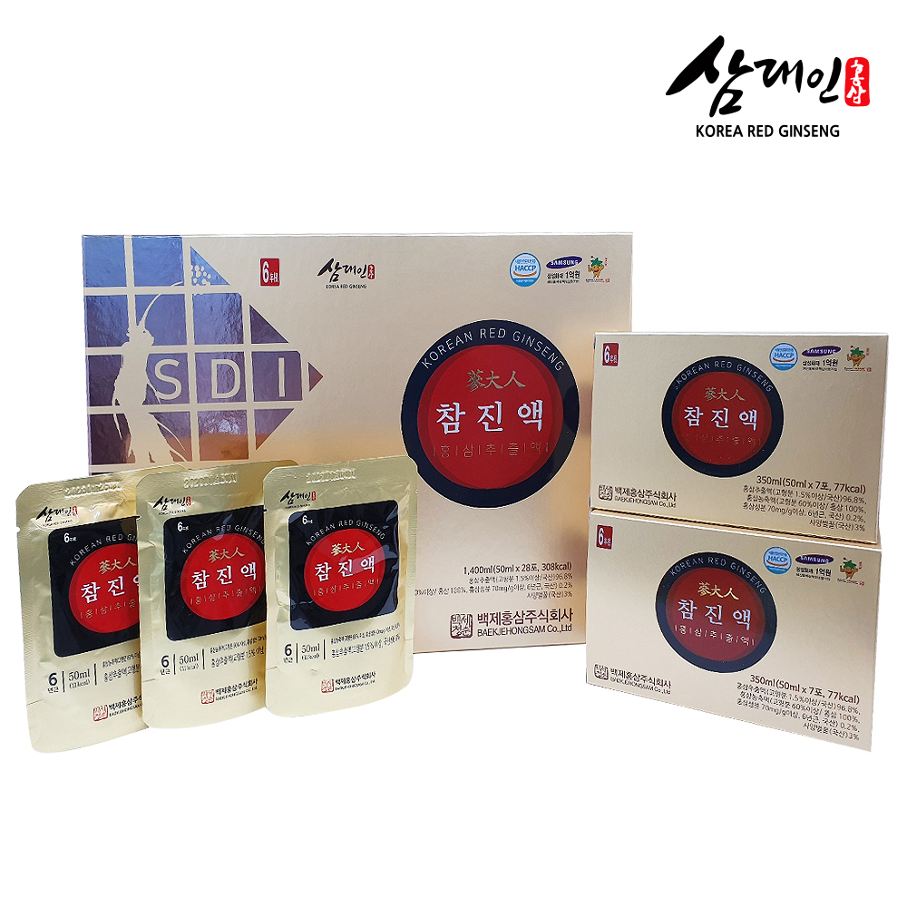 삼대인 홍삼 참진액 / 50ml x 28포 : 명품 삼대인 면세점
