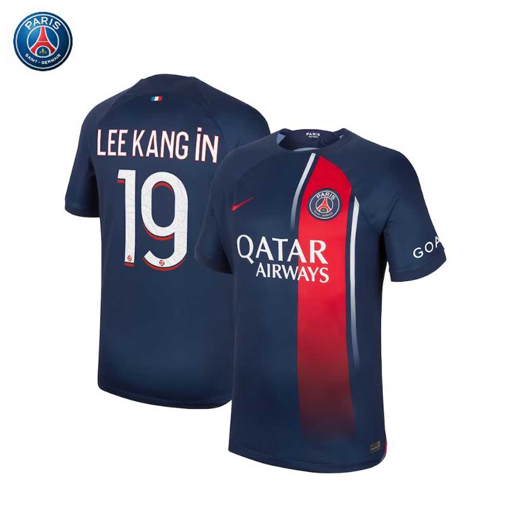 나이키 PSG 홈 스타디움 새시즌 반팔 저지 유니폼 미드필더 이강인 19번 프린트 / Paris Nike Home Stadium Shirt 2023-24 : 지니상회7