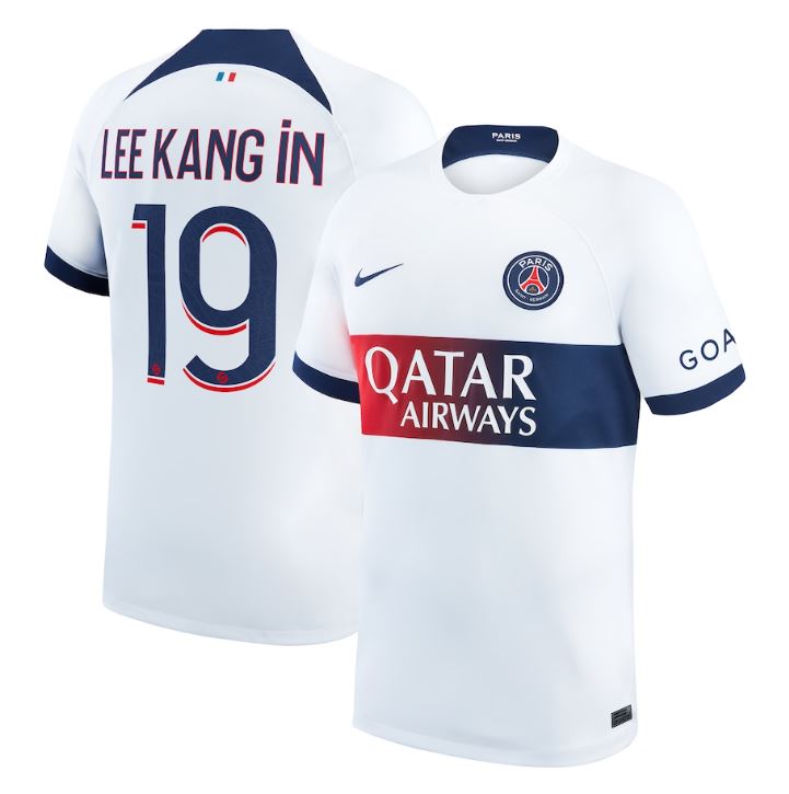 정품] 나이키 PSG 어웨이 new 스타디움 반팔 져지 유니폼 이강인 19번 프린트 / Paris Nike Away Stadium Shirt 2023-24 : 지니상회7