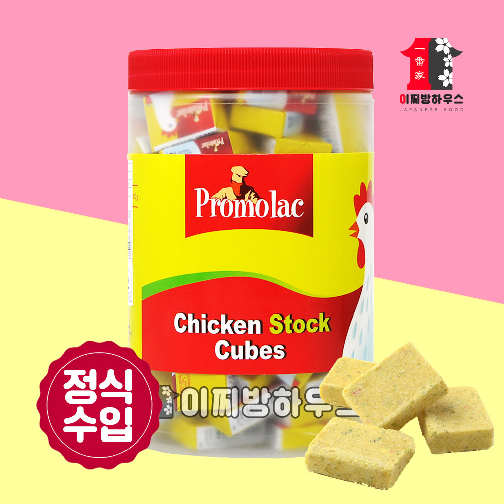 프로모락 치킨스톡 큐브 1Kg 만능고체육수 사골분말 닭육수 칼국수 쌀국수국물 : 이찌방하우스