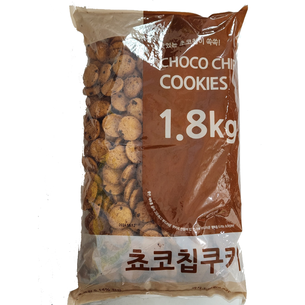 신흥제과 초코칩쿠키 1.8kg : 곰소식자재