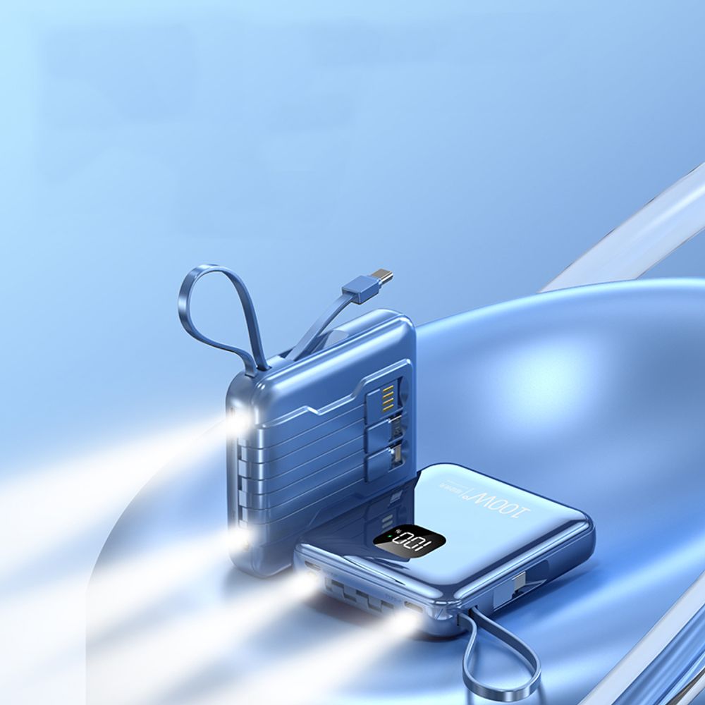 초대용량 80000Mah 보조배터리 급속충전 자체케이블 슈퍼초대용량 암페어 : 니니풀씨