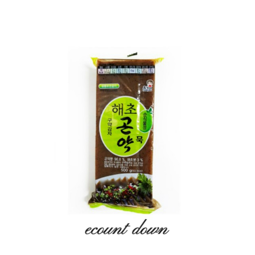 [명절 기획전] 대신물산 해초묵곤약 (500g+500g) : 카운트다운세이브마켓
