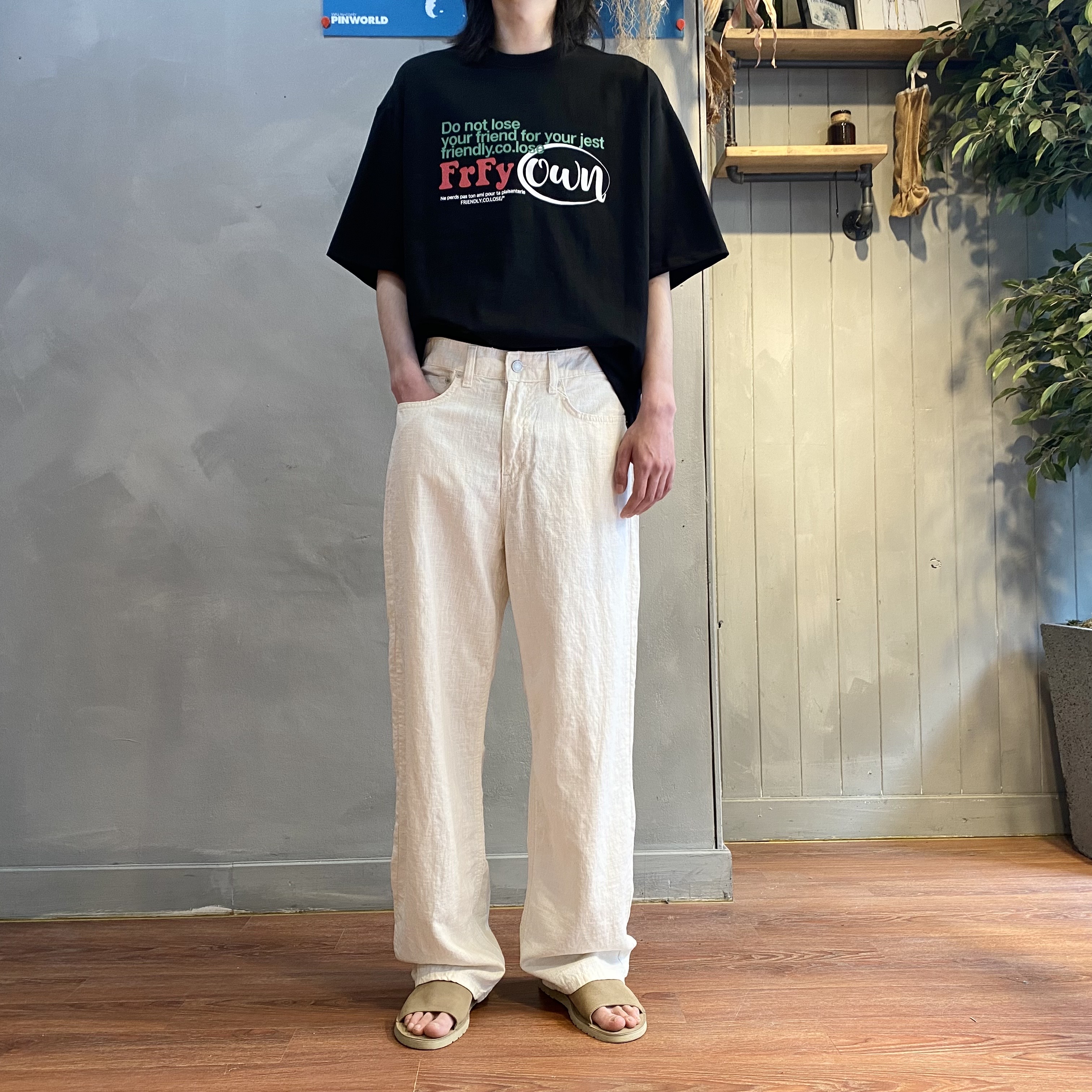 프루피 오버핏 반팔 티셔츠 : 닉스토어