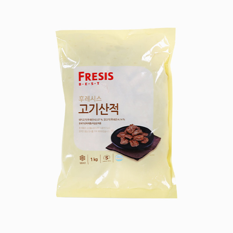 후레시스 고기산적 1kg 국산 돈육 계육 냉동 삼성웰스토리 : 마미스푸드