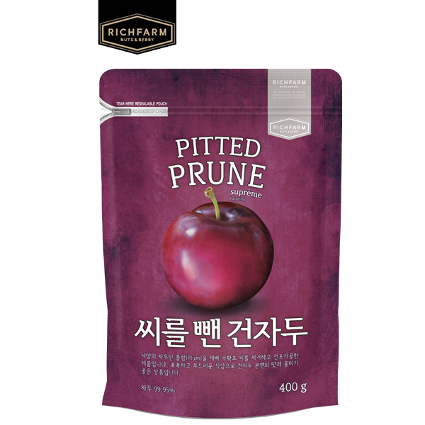 씨를뺀 건자두400G  1팩 건과일 푸룬 자두 : 리치팜너트 공식스토어