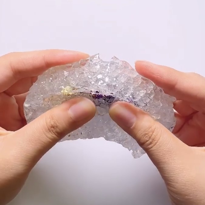 몽글팩토리 아삭갤럭시 (규사) 100ml 일반규사 규사슬라임 크런치 슬라임 : 몽글팩토리