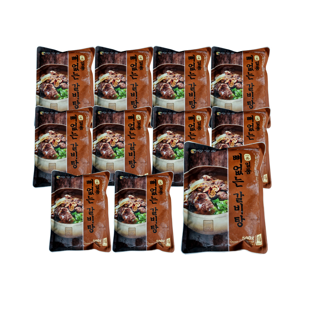 황장군 일품 뼈없는갈비탕 700g x 11팩 : 프리픽마켓