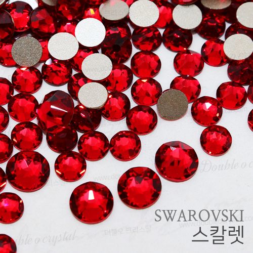 스와로브스키 2088 스칼렛 SS5 100개 : 더블오네일
