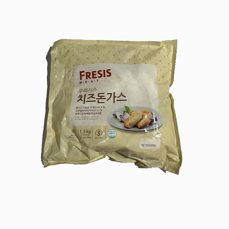 후레시스 치즈돈가스 130g 10개 1.3kg 국내산 돈육 냉동 삼성웰스토리 : 마미스푸드