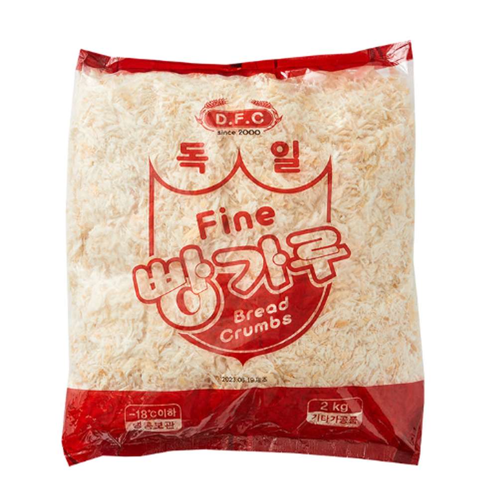 독일 Fine 빵가루 2kg 튀김옷 돈가스 새우 분식 일식 수제튀김 습식빵가루 엘프푸드 : AI FOOD