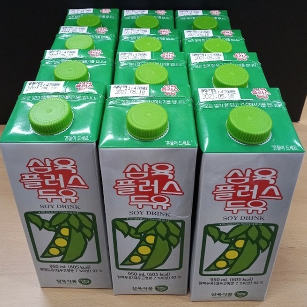 삼육 플러스두유 12팩 아침에한팩씩 지각했을때 soy drink : 레스트4유