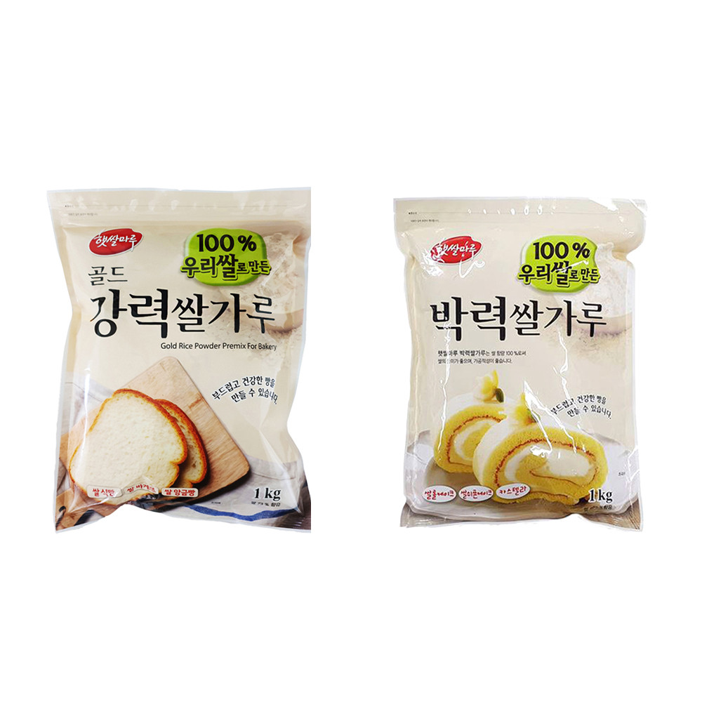 햇쌀마루 골드 박력 쌀가루 1kg 국산 대두식품 : 이지 베이킹