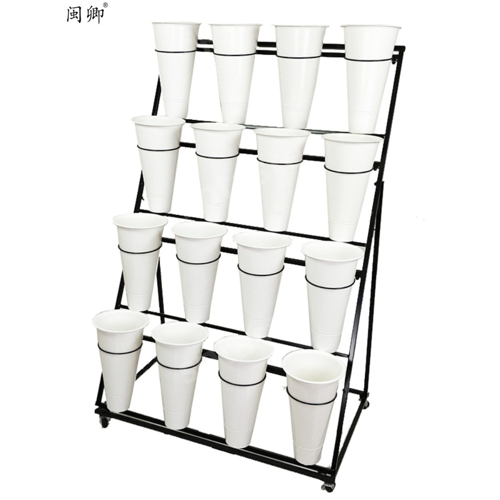 계단식꽃진열대 생화 전시 3단 철제 화분 진열대 꽃집 거치대 : 당신의 취향은