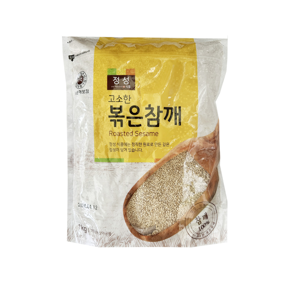 고소한 볶은참깨 볶은깨 1kg 10개입 1BOX 정다운식품 : 미채움푸드