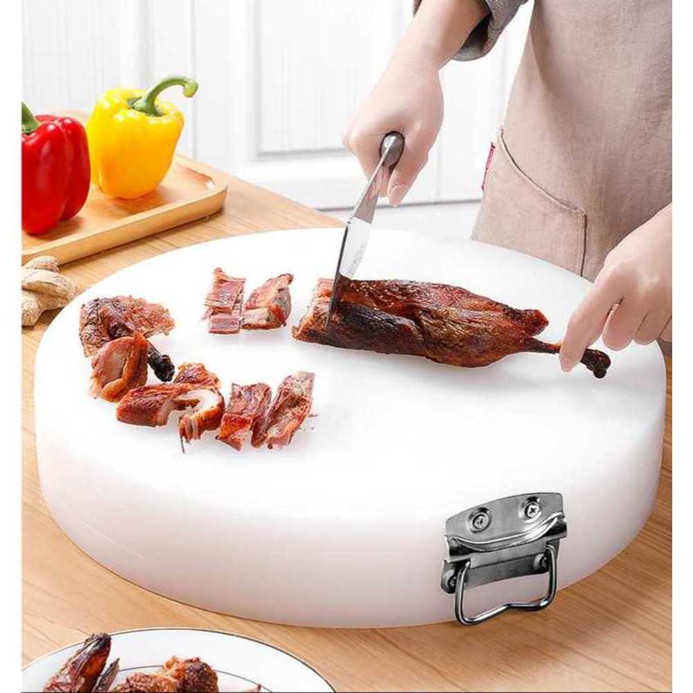 두꺼운 중식 도마 정육정 위생 향균 플라스틱 칼도마 38x두께 5cm : 전기공구