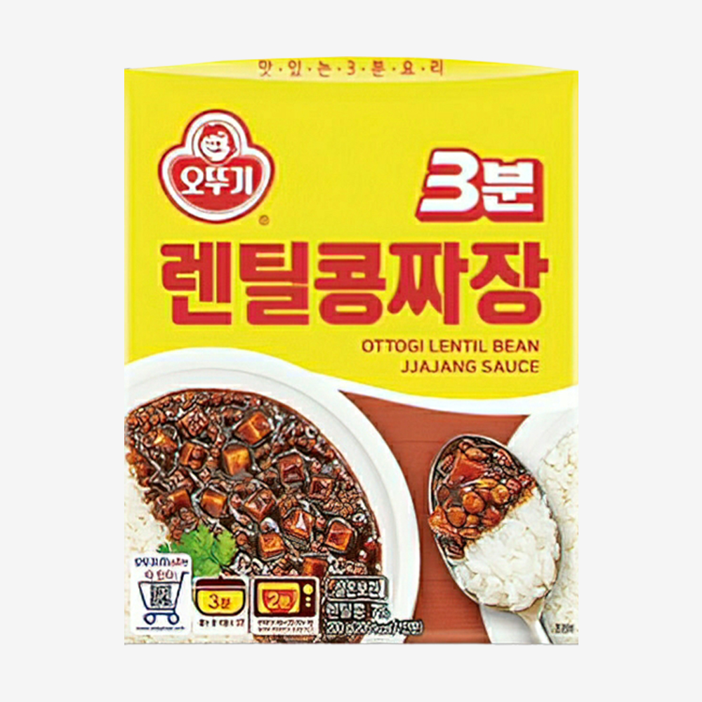 오뚜기 3분 렌틸콩 짜장 200g : 닥터박의 선택