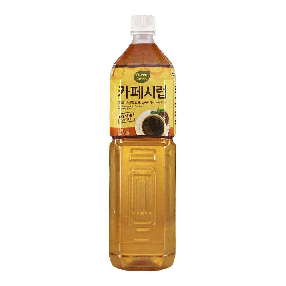 대상 커피시럽 1.5L 6개 (1박스) 설탕 카페시럽 : 뉴카페마켓