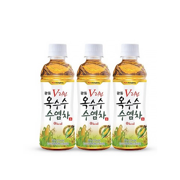 광동 V라인 옥수수 수염차 340mlX24개 : 비아이푸드