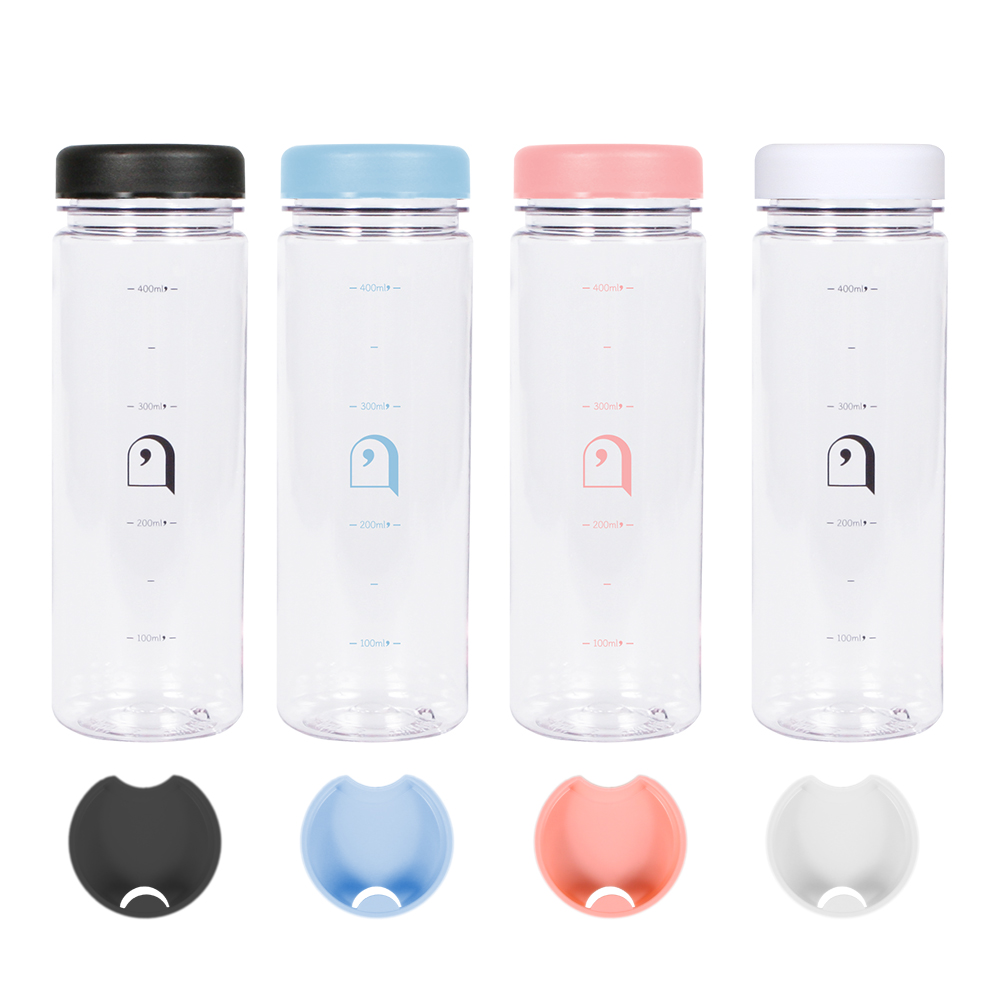오늘의 쉼표 에코젠 보틀 물조리개 포함 500ml 생분해 바이오 플라스틱 물병 뜨거운 음료 : 소확행 몰