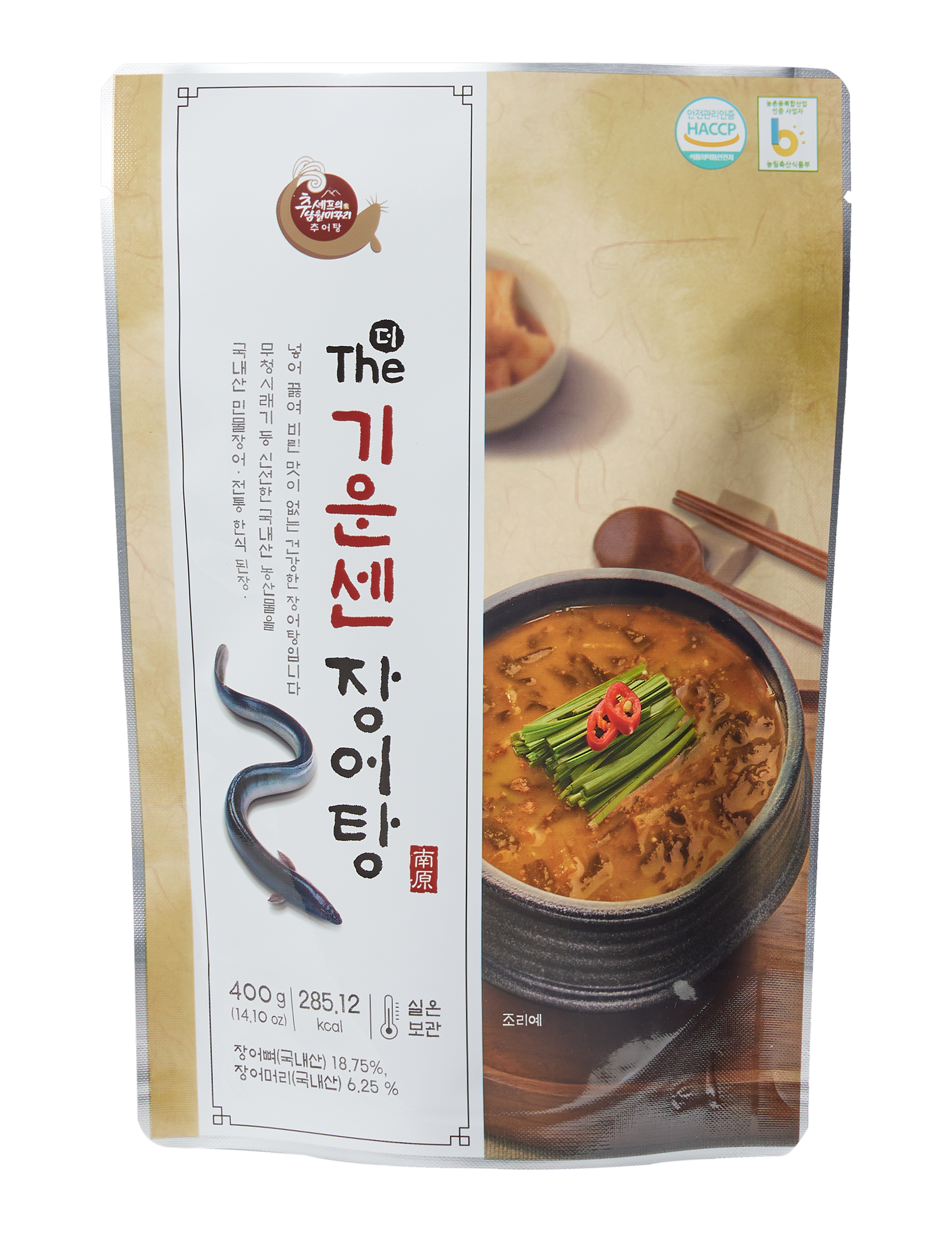 The 기운센 장어탕 400g 5개 : 남원미꾸리추어탕협동조합