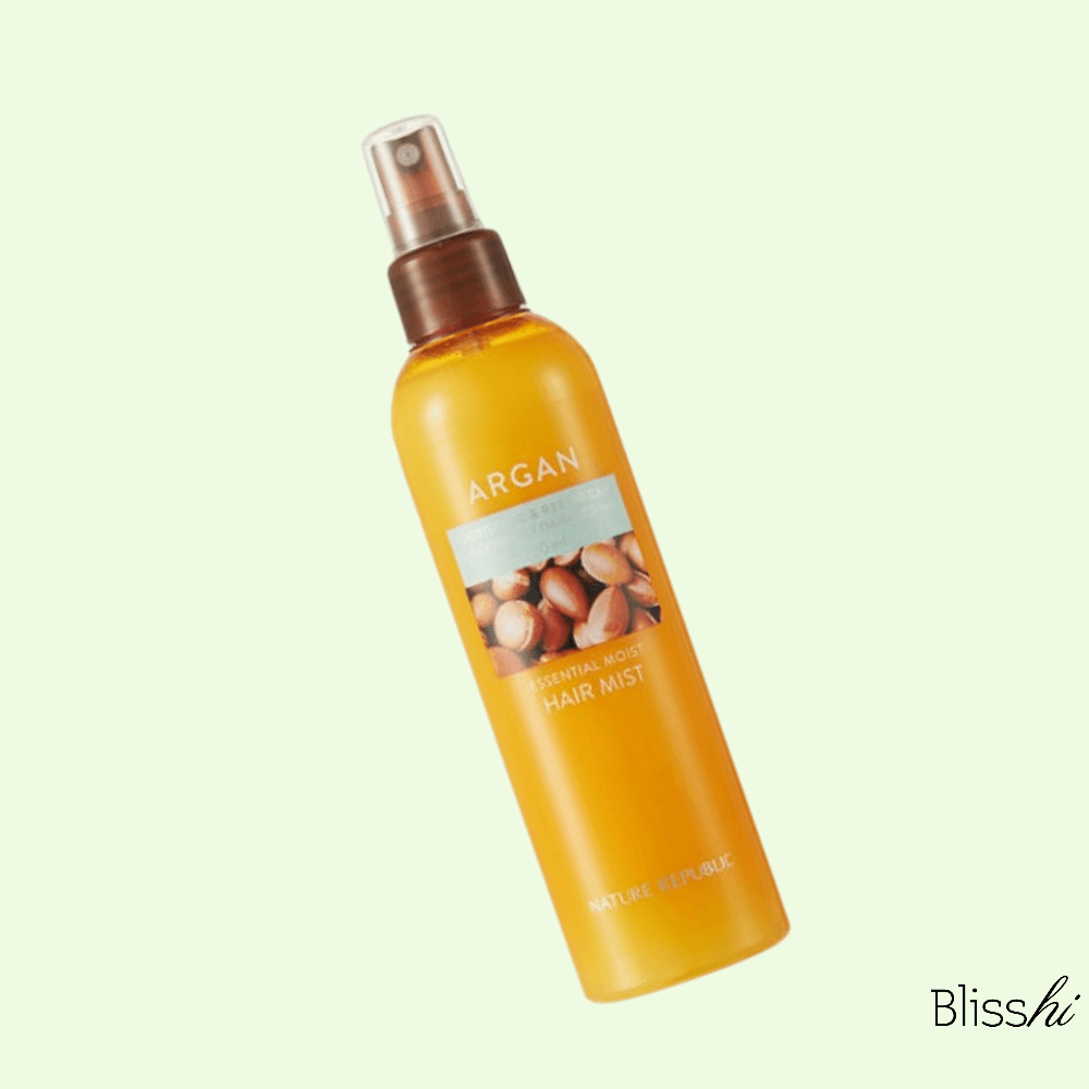 네이처리퍼블릭 아르간 에센셜 수분 헤어 미스트 220ml 모로코 아르간오일 극손상 영양케어 : 블리스하이