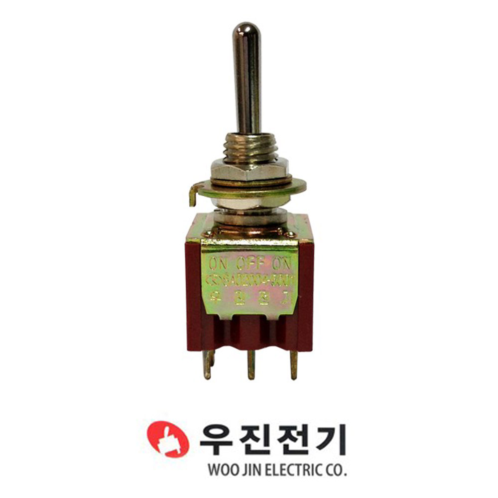 [우진전기] WTS-12303 12핀 소형 토글 스위치 12P 3단 3A WTS12303 : 아진스위텍