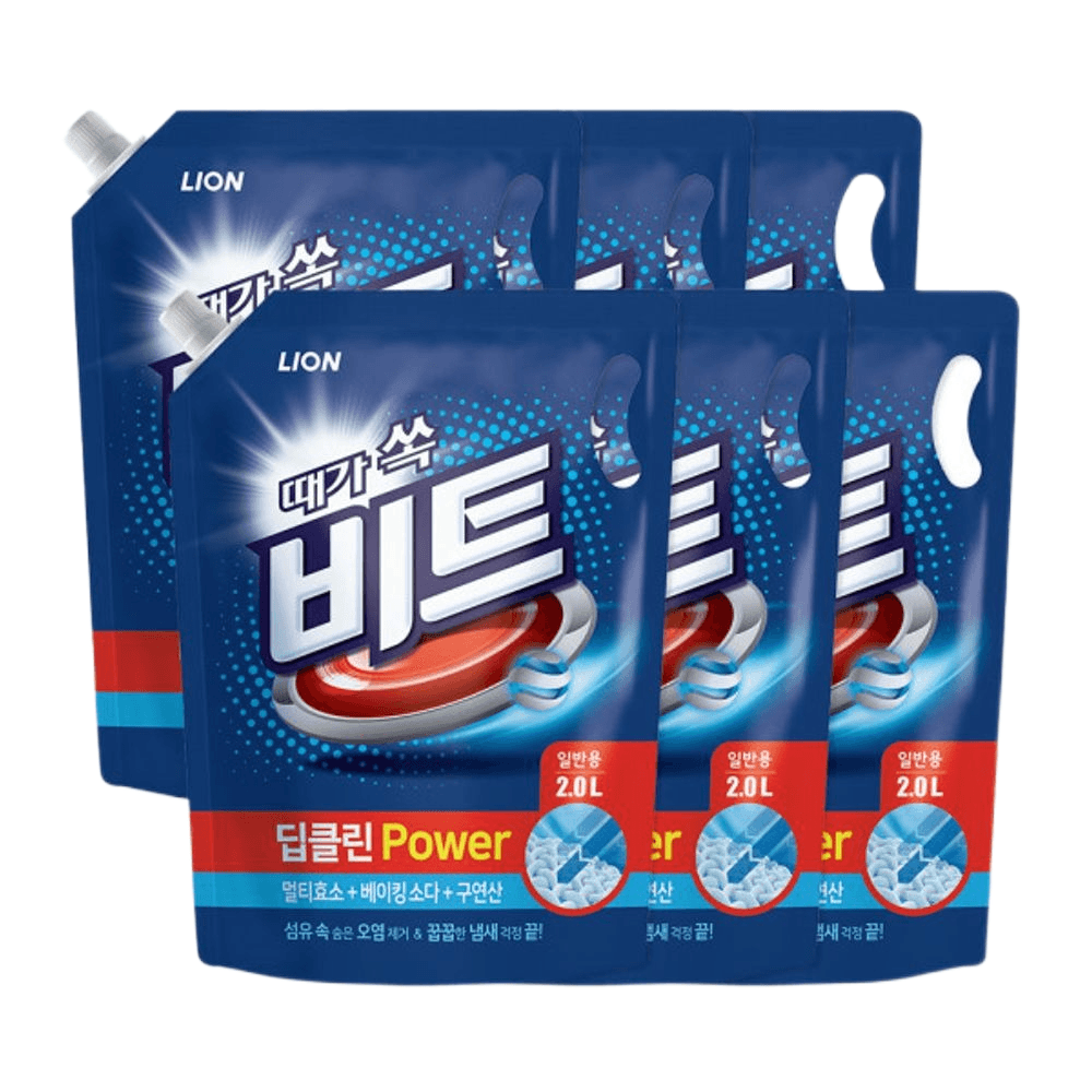 비트 딥클린파워 2L 리필 일반 x 6개 (BOX) : 굿셀리스