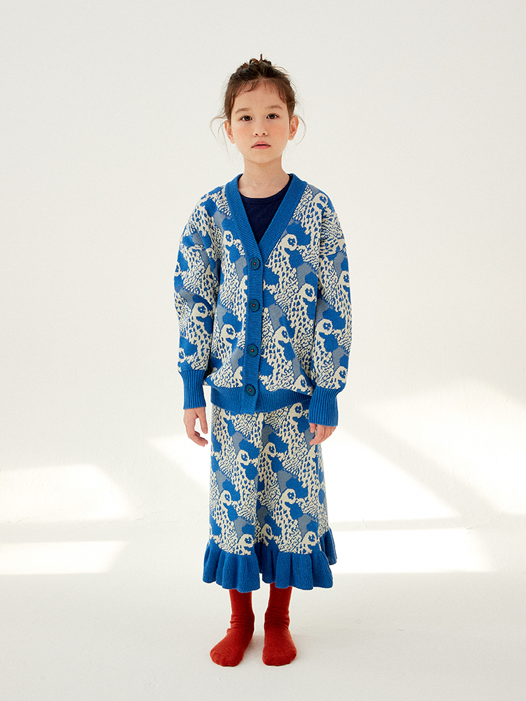 ROOSTER KNIT SKIRT : 모모하니포포