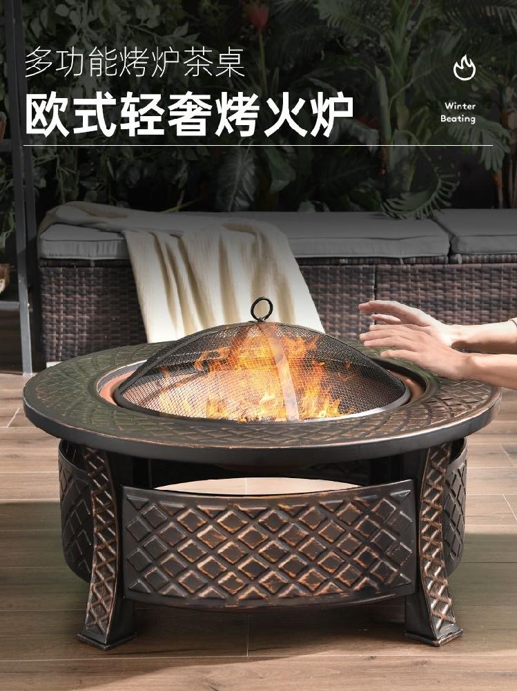 화로대 장낙화로 바비큐 돌 화로대 캠핑오븐 캠핑용화로 숯불 그릴 야외 화로 훈제 불판 불멍 : 아이템마인