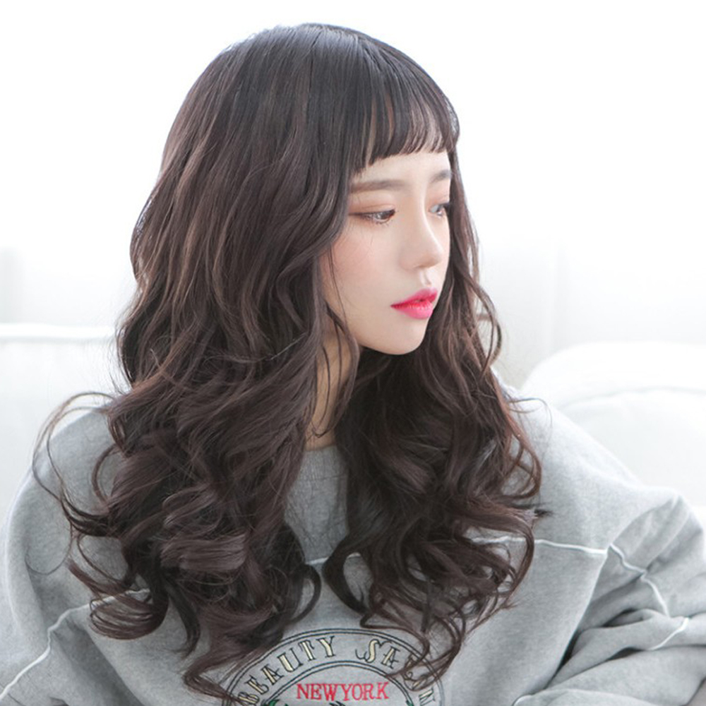 국산 붙임머리 러블리펌 미디움 40cm 스타일피스 셀프 헤어피스 여성 가발 : 칠공주네막내아들