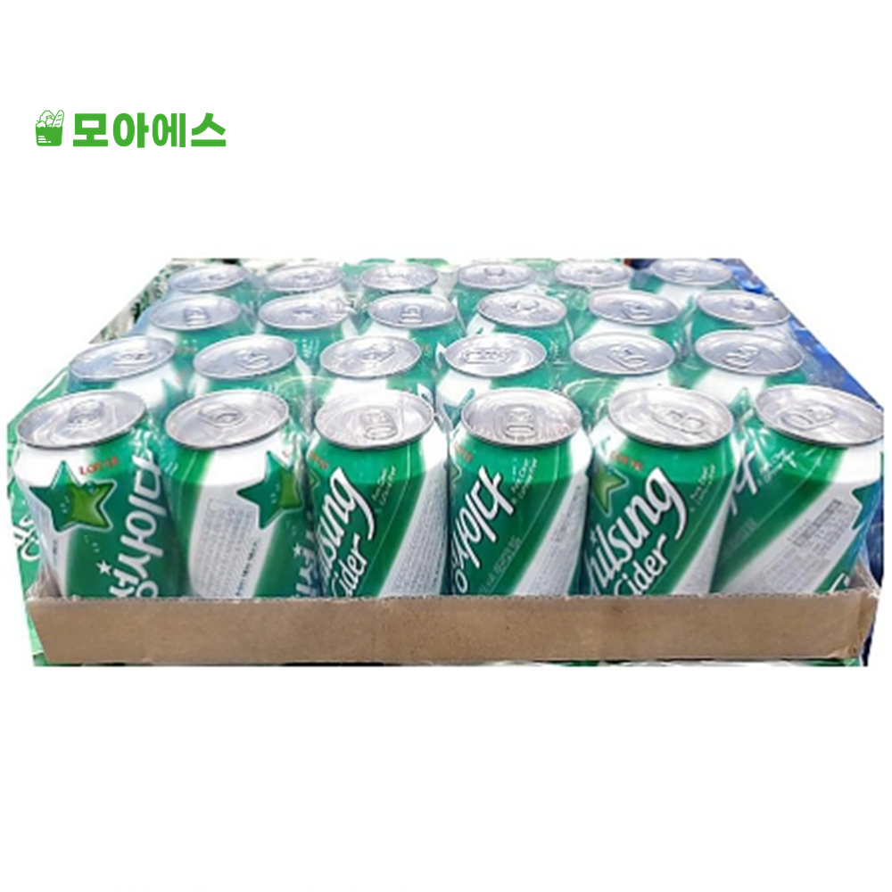 칠성사이다 355mlx24개 사이다캔 식당 대량구매용 : 모아내가