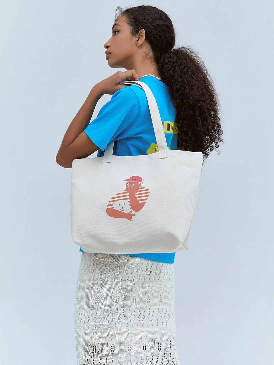 [유기견 후원 캠페인] Cotton Old Boy Two-way Eco Bag : BBYB : 비비와이비