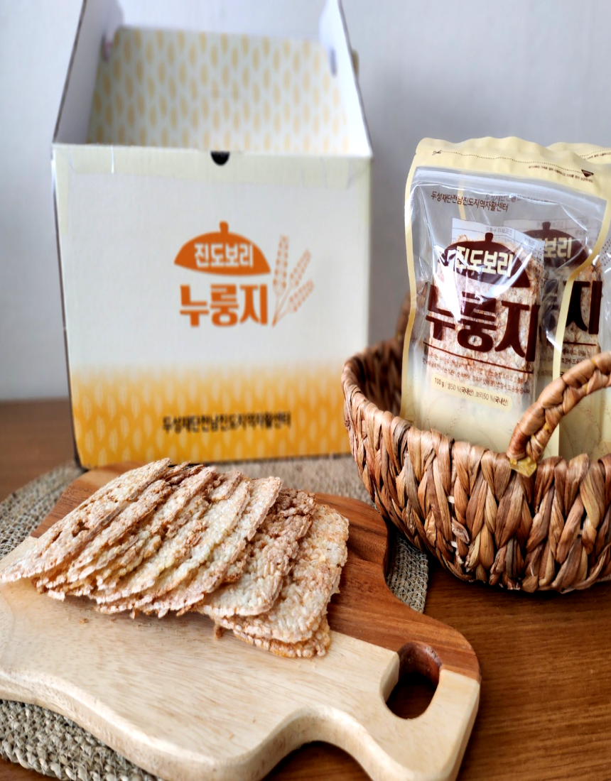 진도 보리 누룽지 100g (10팩) : 목포자활 청년상회