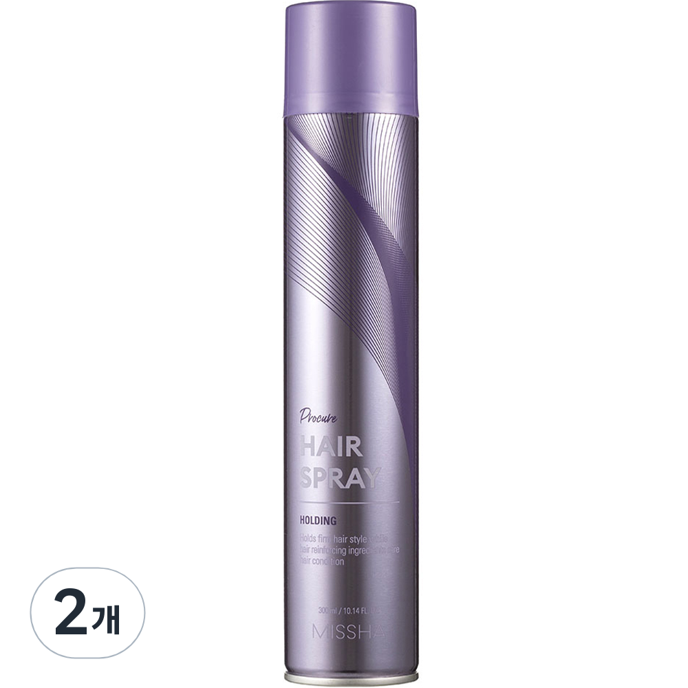 미샤 프로큐어 트랜스타일 홀딩 헤어 스프레이 300ml 2개 : 88점빵