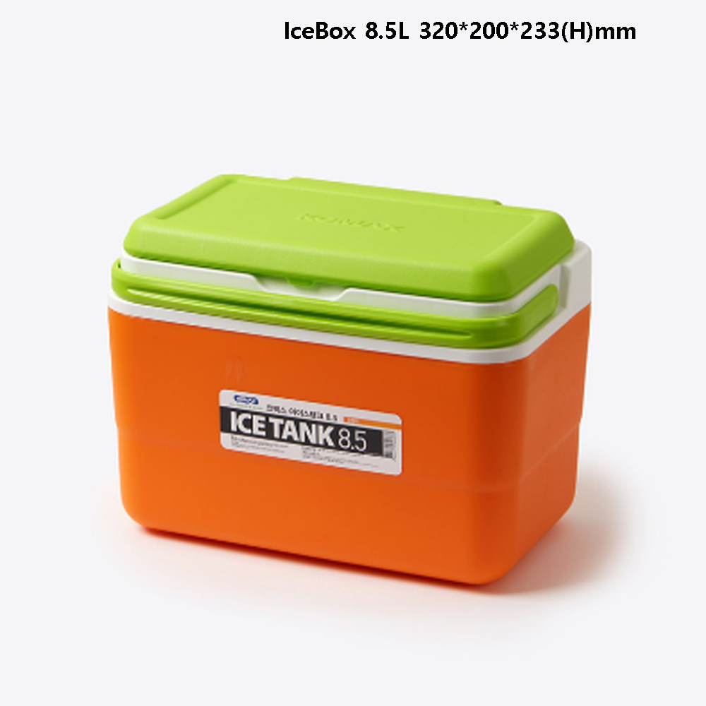 아이스 박스 Ice Box 8.5L 320x200x233mm 장시간 보온 보냉 잠금장치 : 랩온더이스트
