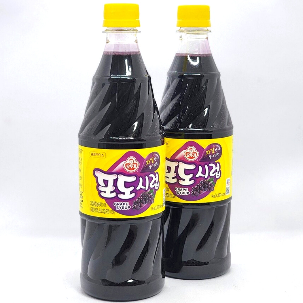 오뚜기 포도 시럽 1kg 음료베이스 칵테일 슬러시 에이드 원액 : 팀쿡코리아