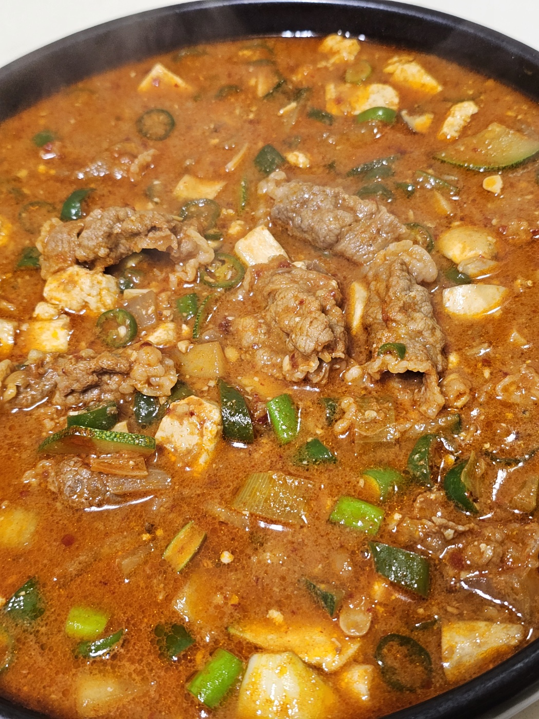 고깃집 차돌된장찌개 기본, 1kg, 1개 : 강가네아줌마