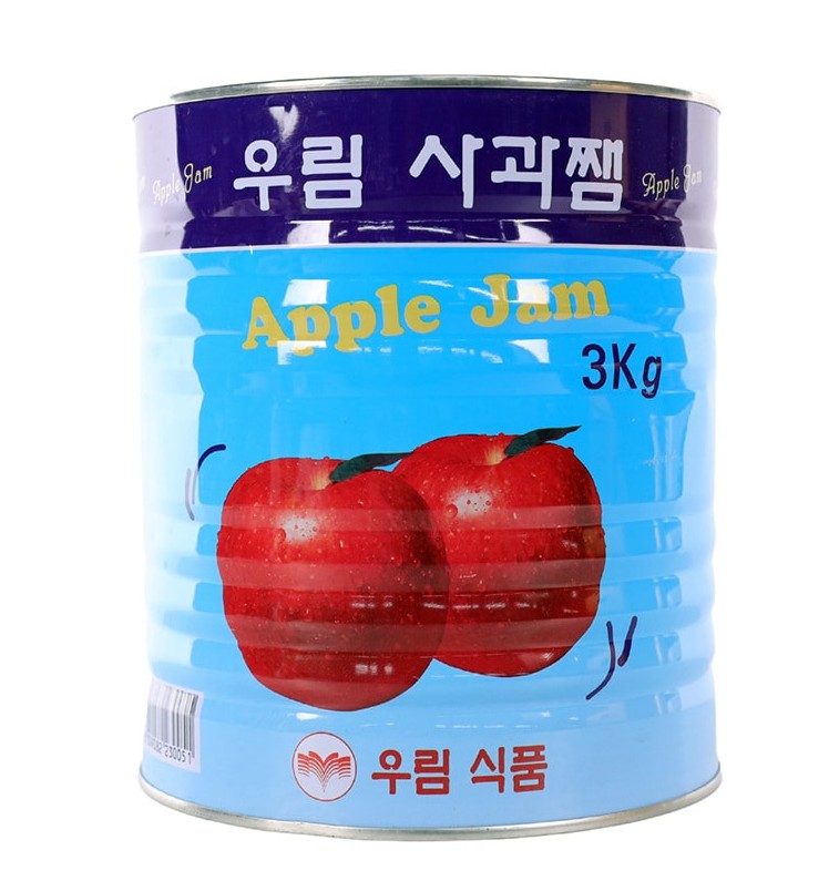 업소용사과잼 대용량 우림식품 애플쨈 3kg : 어메이징쇼핑