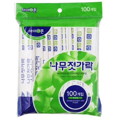아이존 나무젓가락 100개입 : 주식회사DM