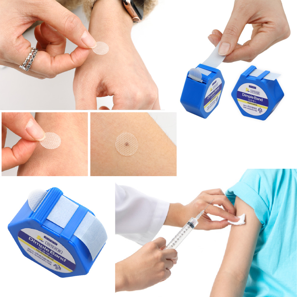 딤플밴드 원형 하이드로콜로이드 습윤재생 주사흉터 피부 방수패치 15mm 70개입 딥플밴드 : STORE.Y