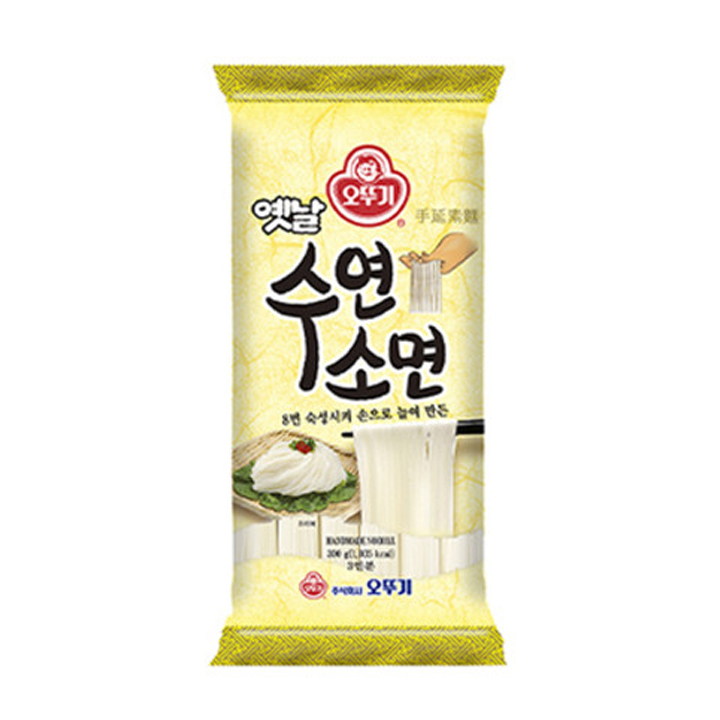 오뚜기 옛날 수연소면 300g X 3개 : 담터다방